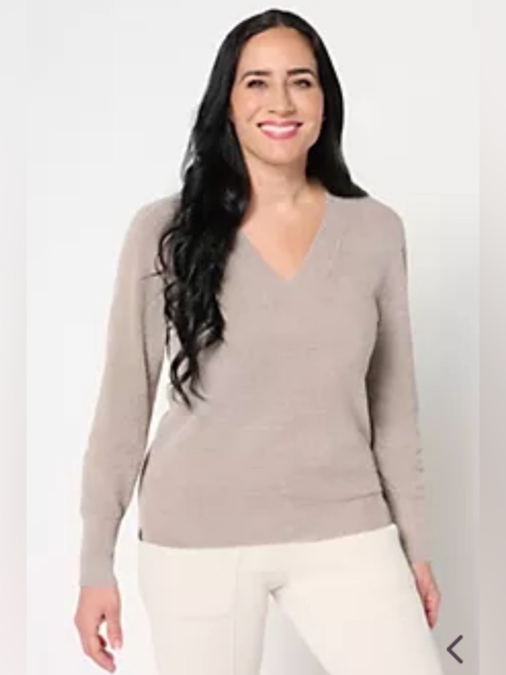 Barefoot Dreams CozyChic Lite V-Neck Pullover Beach Rock Casual Loungewear Fuzzy